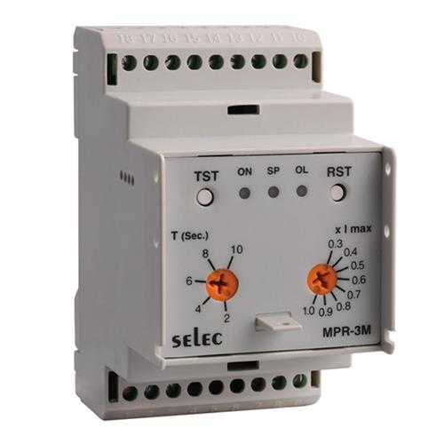 Rơ le bảo vệ động cơ 3 pha 3 dây SELEC MPR-3M-2-415V